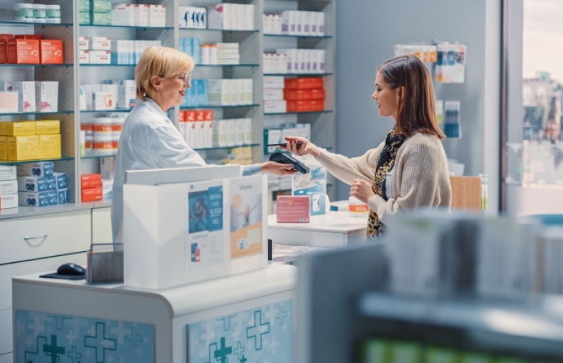 pharmacy counter